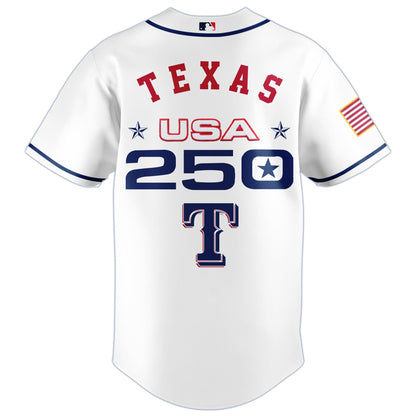 America’s 250th Anniversary Texas Rangers Baseball Jersey - Premium Quality
