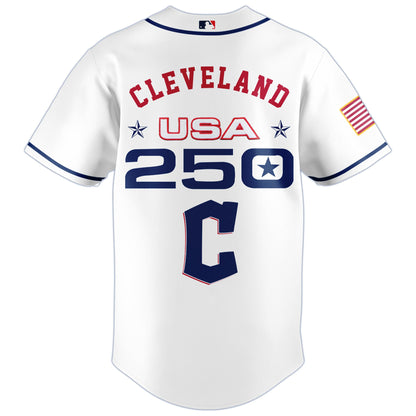 America’s 250th Anniversary Cleveland Guardians Baseball Jersey - Premium Quality