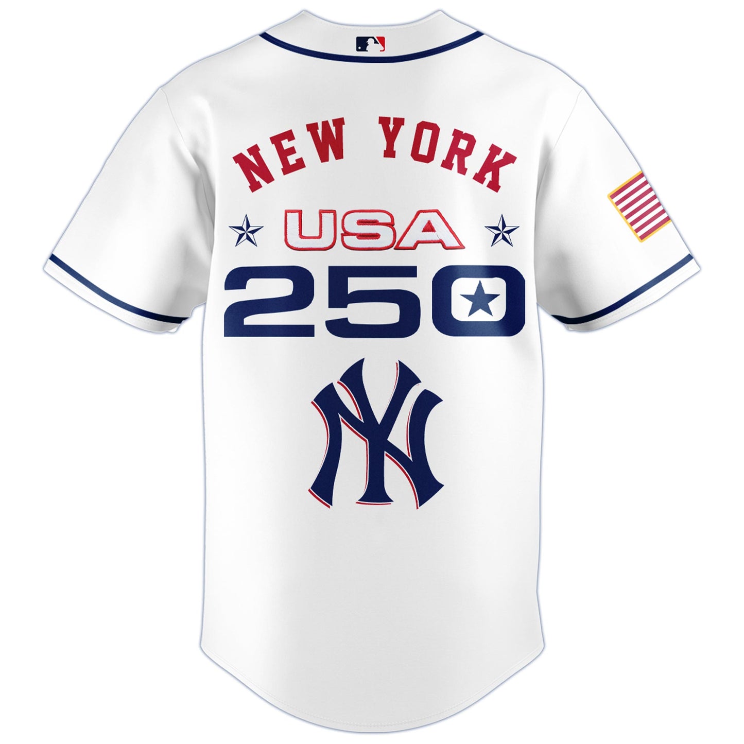 America’s 250th Anniversary New York Yankees Baseball Jersey - Premium Quality