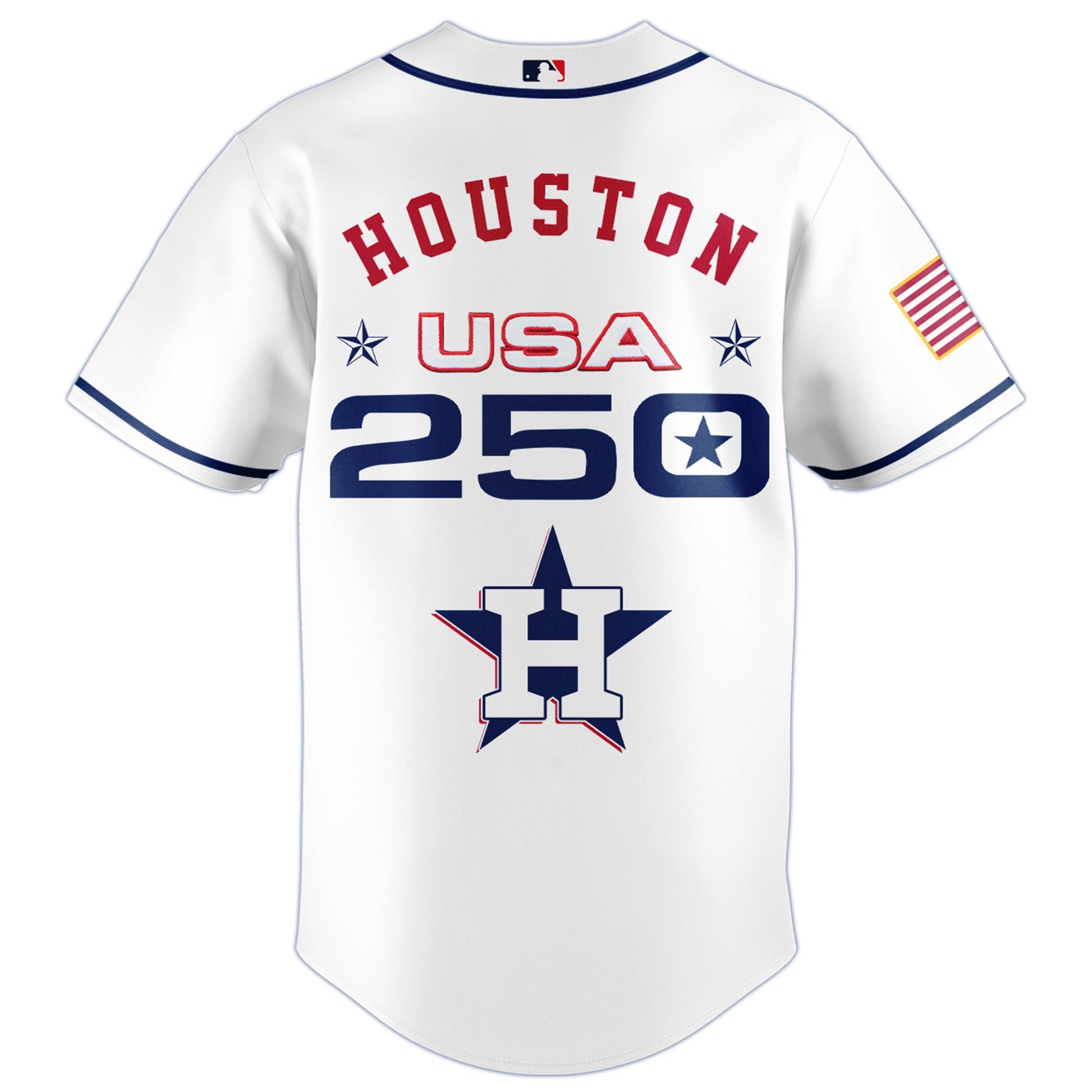 America’s 250th Anniversary Houston Astros Baseball Jersey - Premium Quality