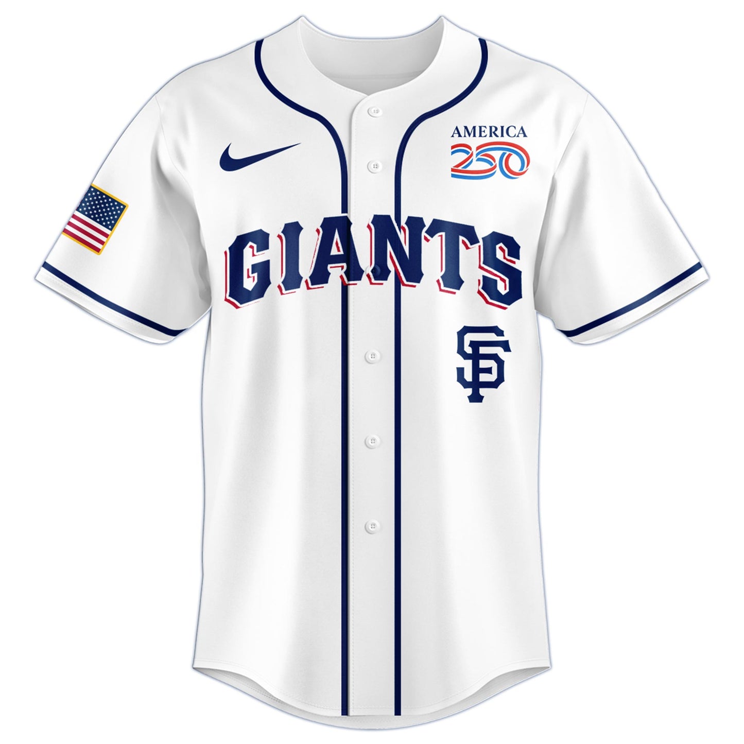America’s 250th Anniversary San Francisco Giants Baseball Jersey - Premium Quality