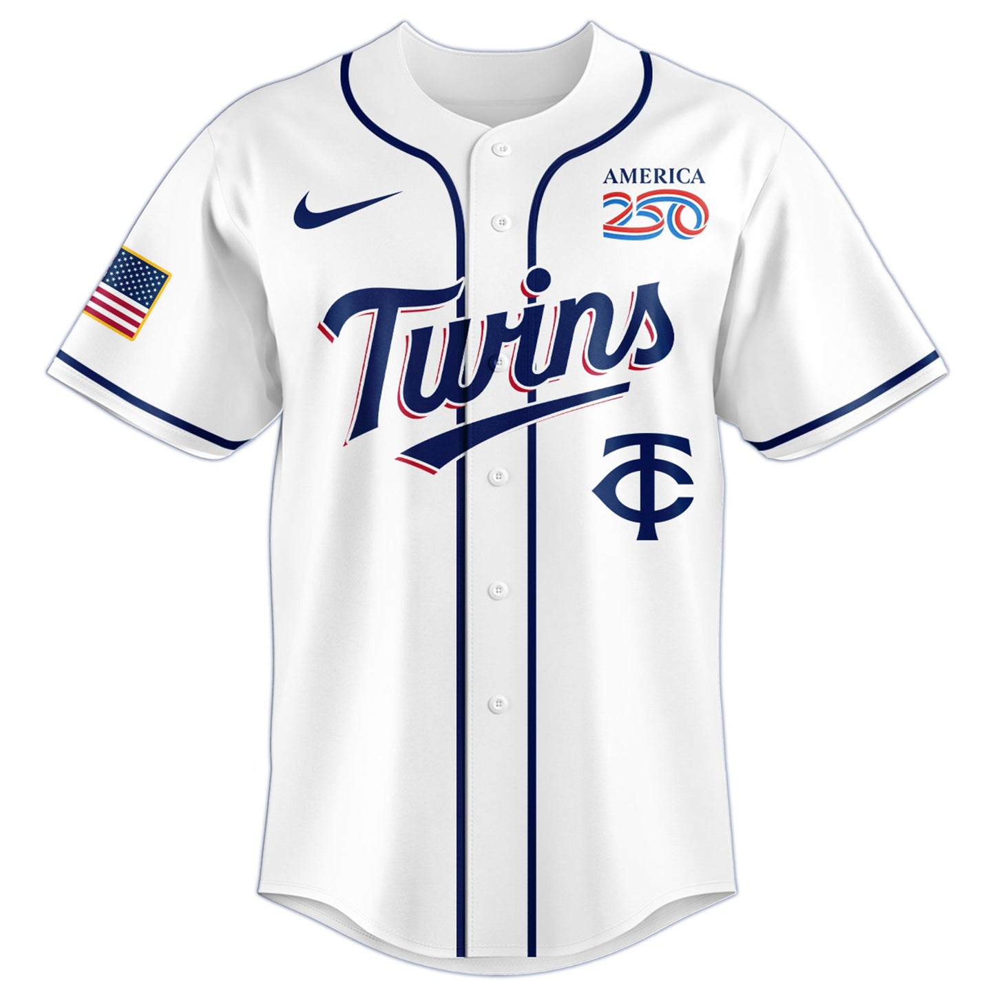 America’s 250th Anniversary Minnesota Twins Baseball Jersey - Premium Quality