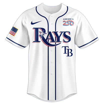 America’s 250th Anniversary Tampa Bay Rays Baseball Jersey - Premium Quality