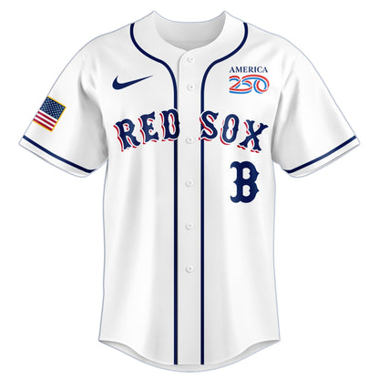 America’s 250th Anniversary Boston Red Sox Baseball Jersey - Premium Quality