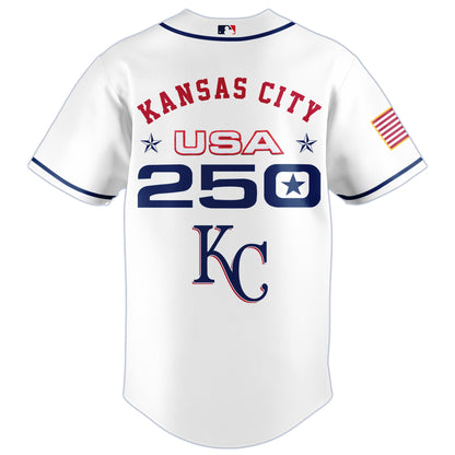 America’s 250th Anniversary Kansas City Royals Baseball Jersey - Premium Quality