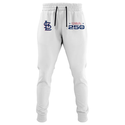 America’s 250th Anniversary St. Louis Cardinals Baseball Hoodie - Premium Quality