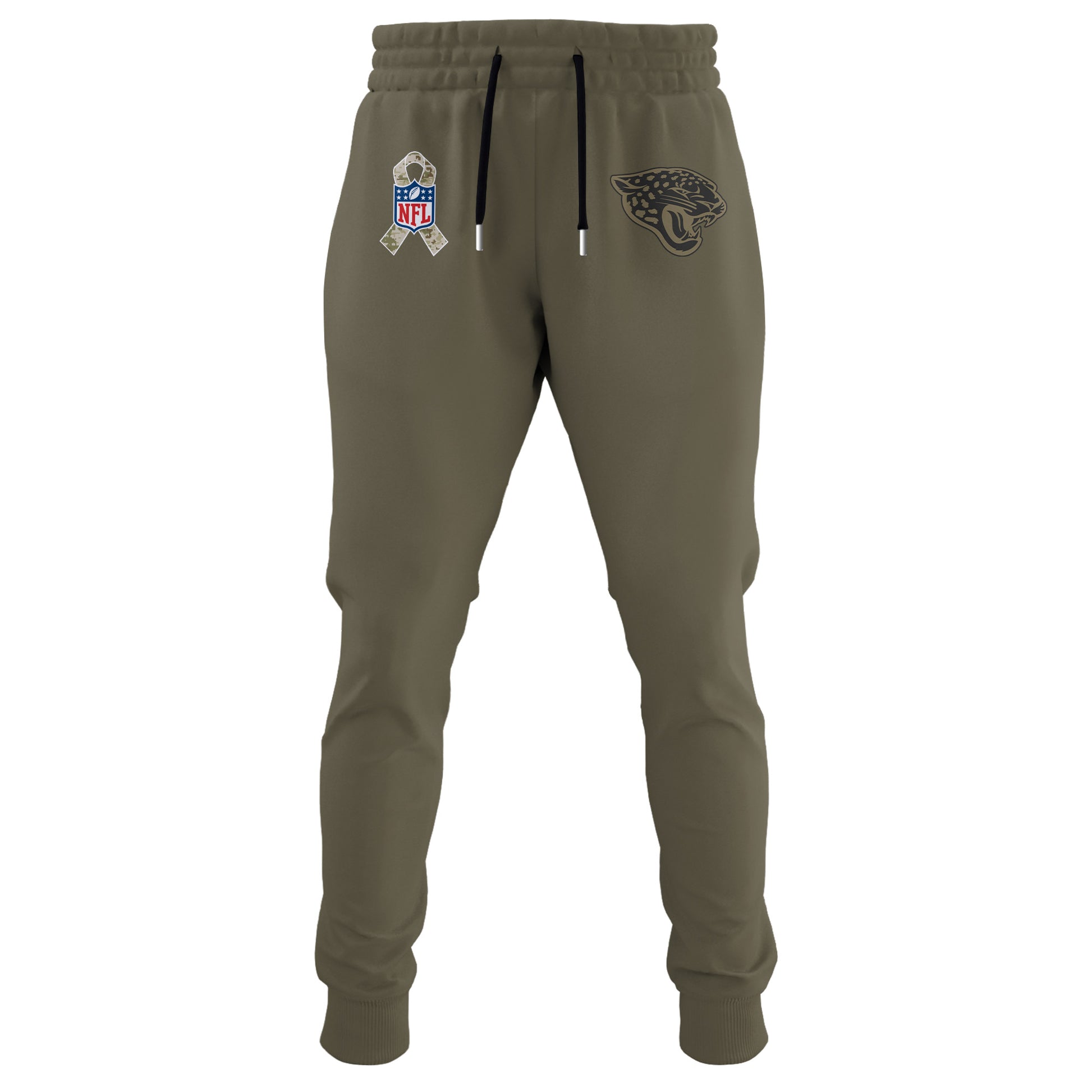 Jacksonville Jaguars Olive 2025 Salute to Service Hoodie