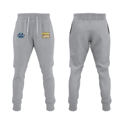 Western Michigan University Broncos Special New National Mens Hockey Champions Grey Zip Hoodie