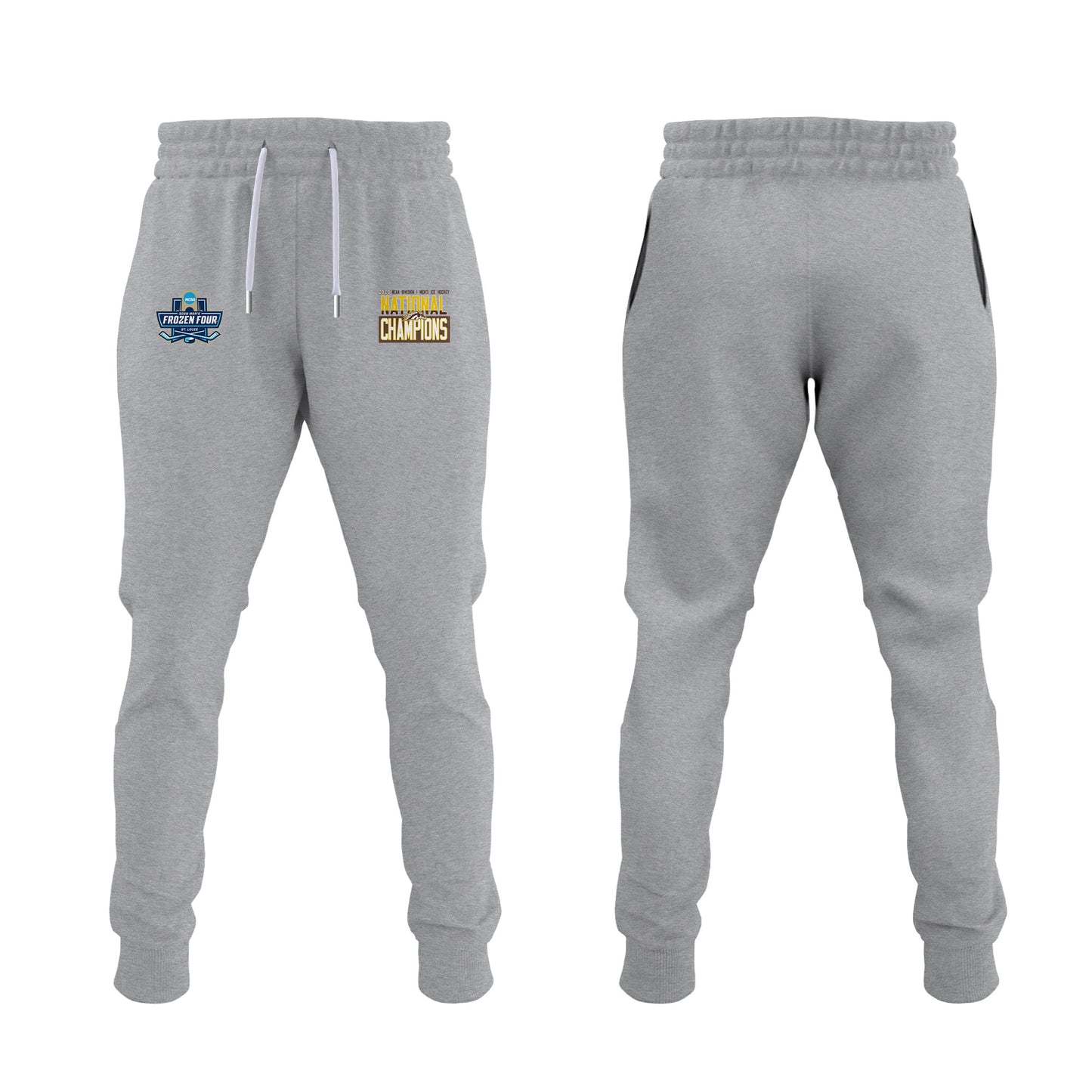 Western Michigan University Broncos Special New National Mens Hockey Champions Grey Sweatshirt
