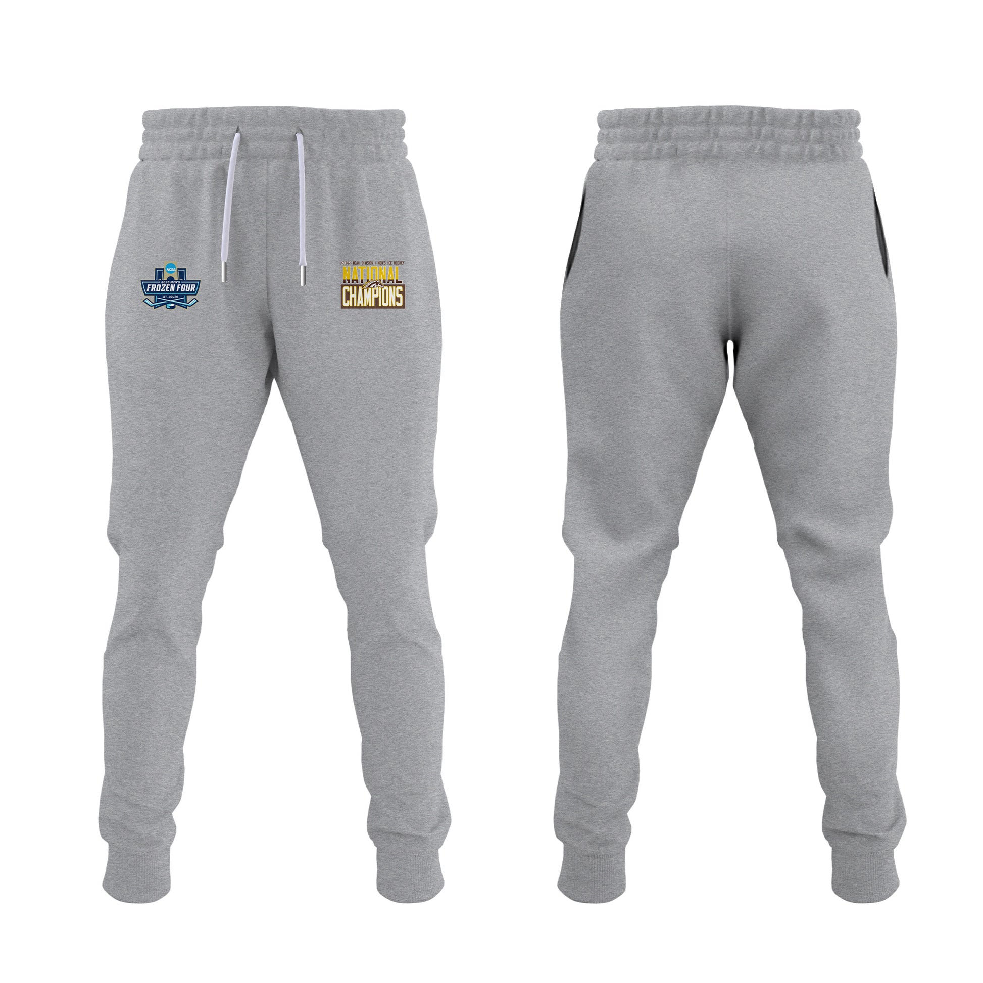 Western Michigan University Broncos Special New National Mens Hockey Champions Grey Sweatshirt