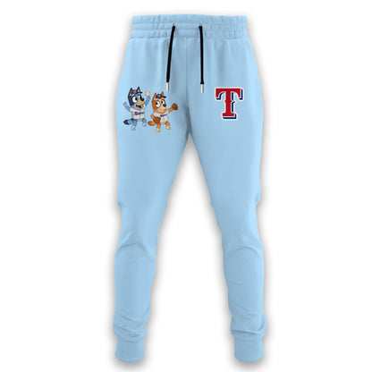 Texas Rangers Hoodie x Bluey and Bingo Night Limited Edition Hoodie 2025