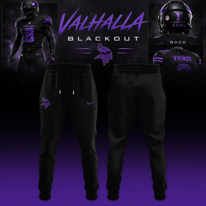 Minnesota Vikings ‘Black Out’ 2026 Special Edition Zip Hoodie