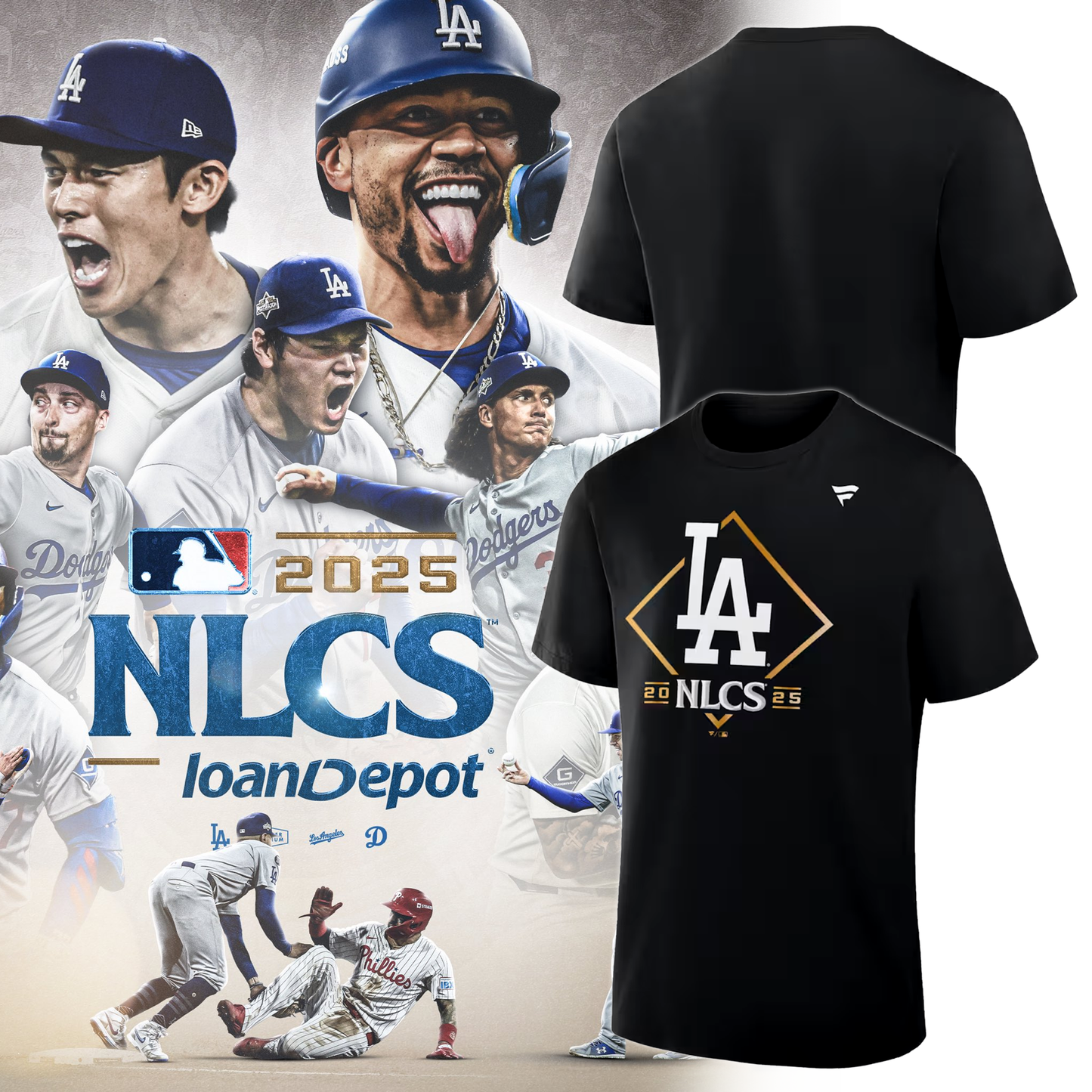 Los Angeles Dodgers Champions NLCS 2025 T-Shirt Limited Edition