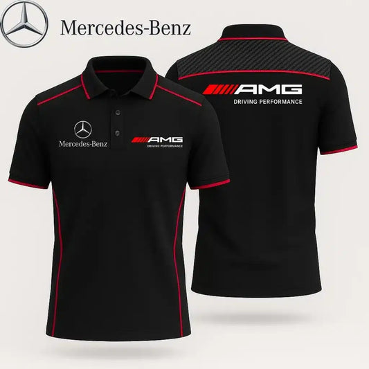 High Quality Men's Mercedes Polo Shirt