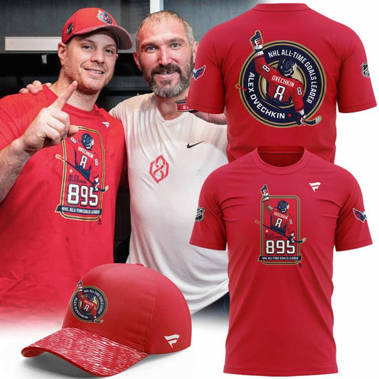 Alexander Ovechkin Washington Capitals T-Shirt - Washington Capitals 895 Red T-Shirt