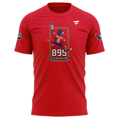 Alexander Ovechkin Washington Capitals T-Shirt - Washington Capitals 895 Red T-Shirt