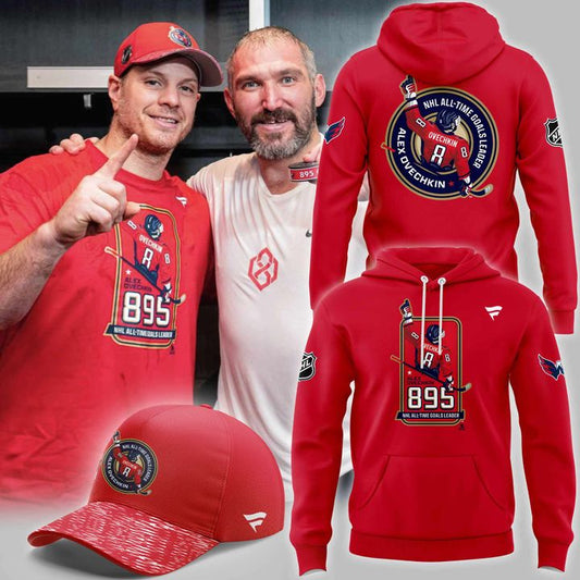 Alexander Ovechkin Washington Capitals Hoodie - Washington Capitals 895 Red Hoodie