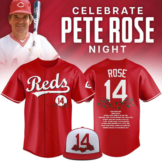 Cincinnati Reds Baseball Jersey For 2025 Pete Rose Day