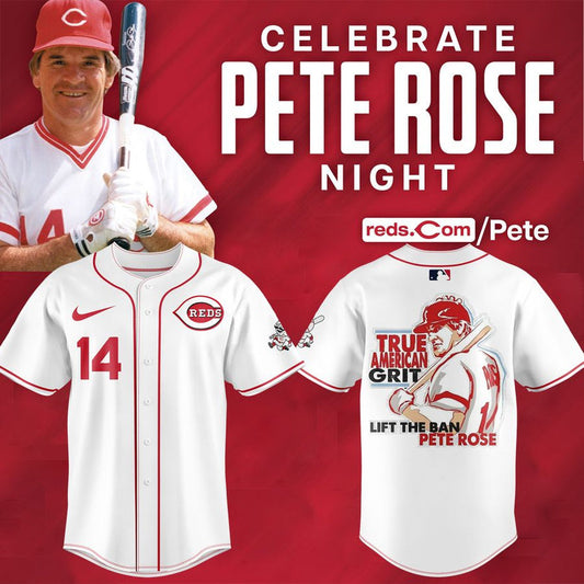 Cincinnati Reds Baseball Jersey x 2025 Pete Rose Night