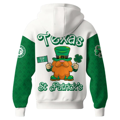 Texas Rangers Hoodie x St. Patrick's Day Special Edition Zip Hoodie 2025