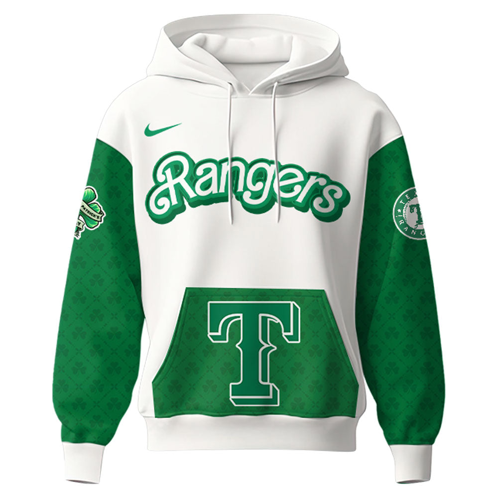 Texas Rangers Hoodie x St. Patrick's Day Special Edition Hoodie 2025
