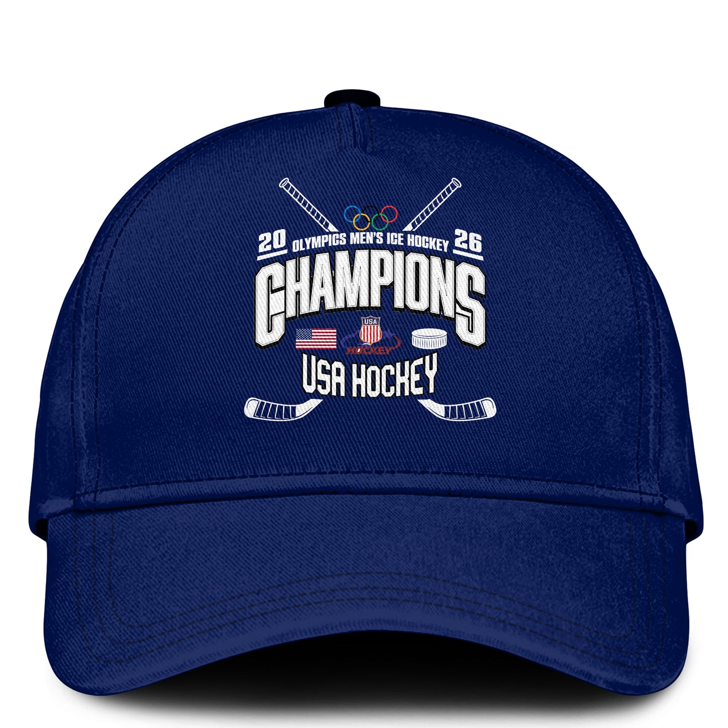 Team USA 2026 Olympic Men’s Ice Hockey Champions T-Shirt Limited Edition Blue