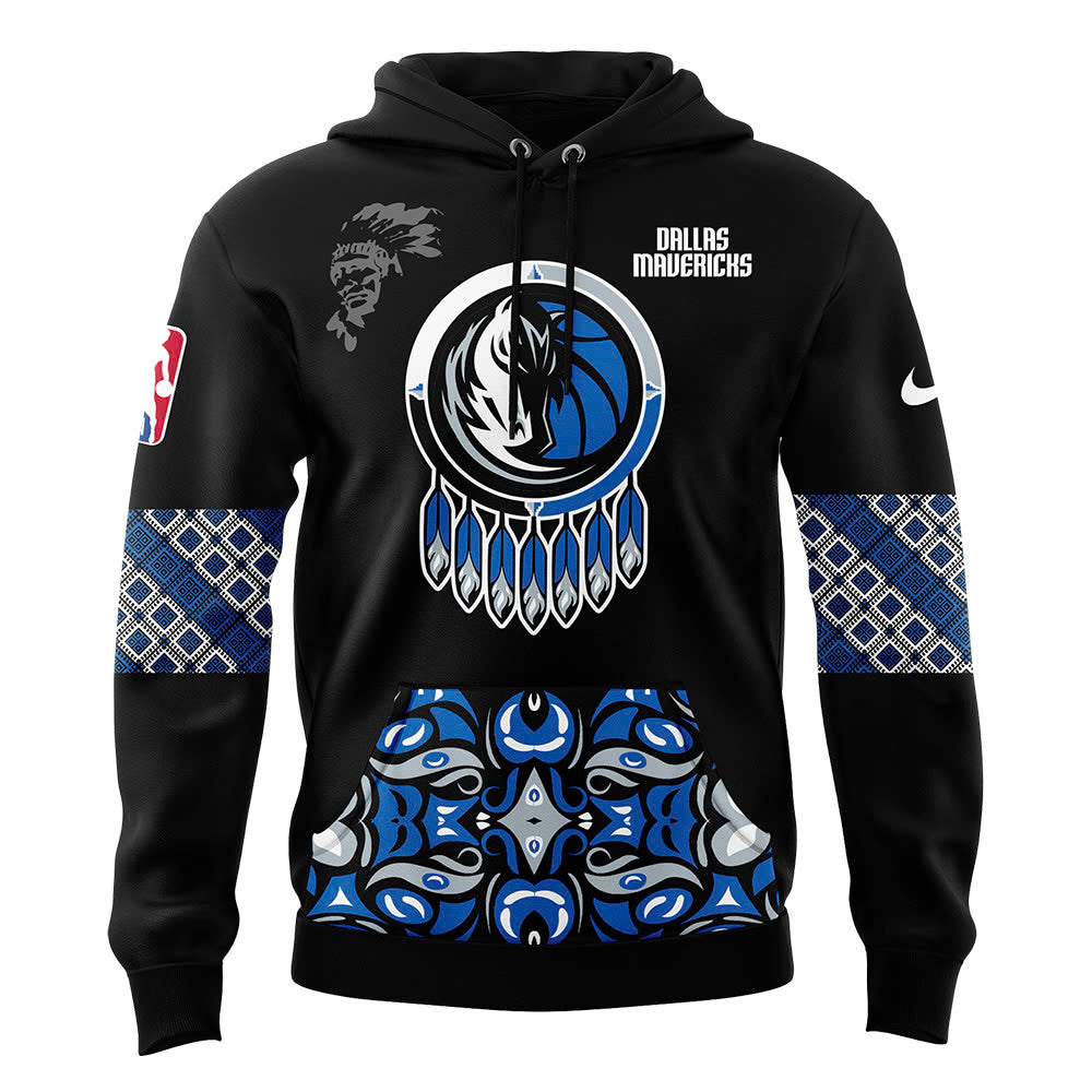 Dallas Mavericks Hoodie Native American Heritage Month Premium Limited Hoodie