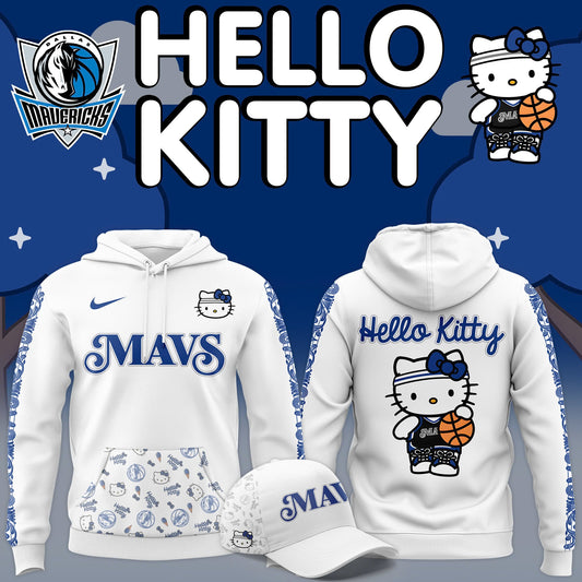 Dallas Mavericks Hoodie Hello Kitty Hoodie
