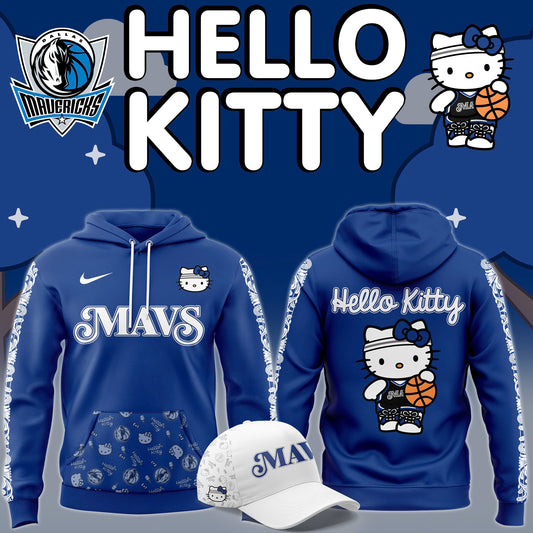 Dallas Mavericks Hoodie Hello Kitty Hoodie