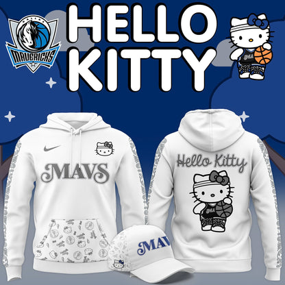 Dallas Mavericks Hoodie Hello Kitty Hoodie