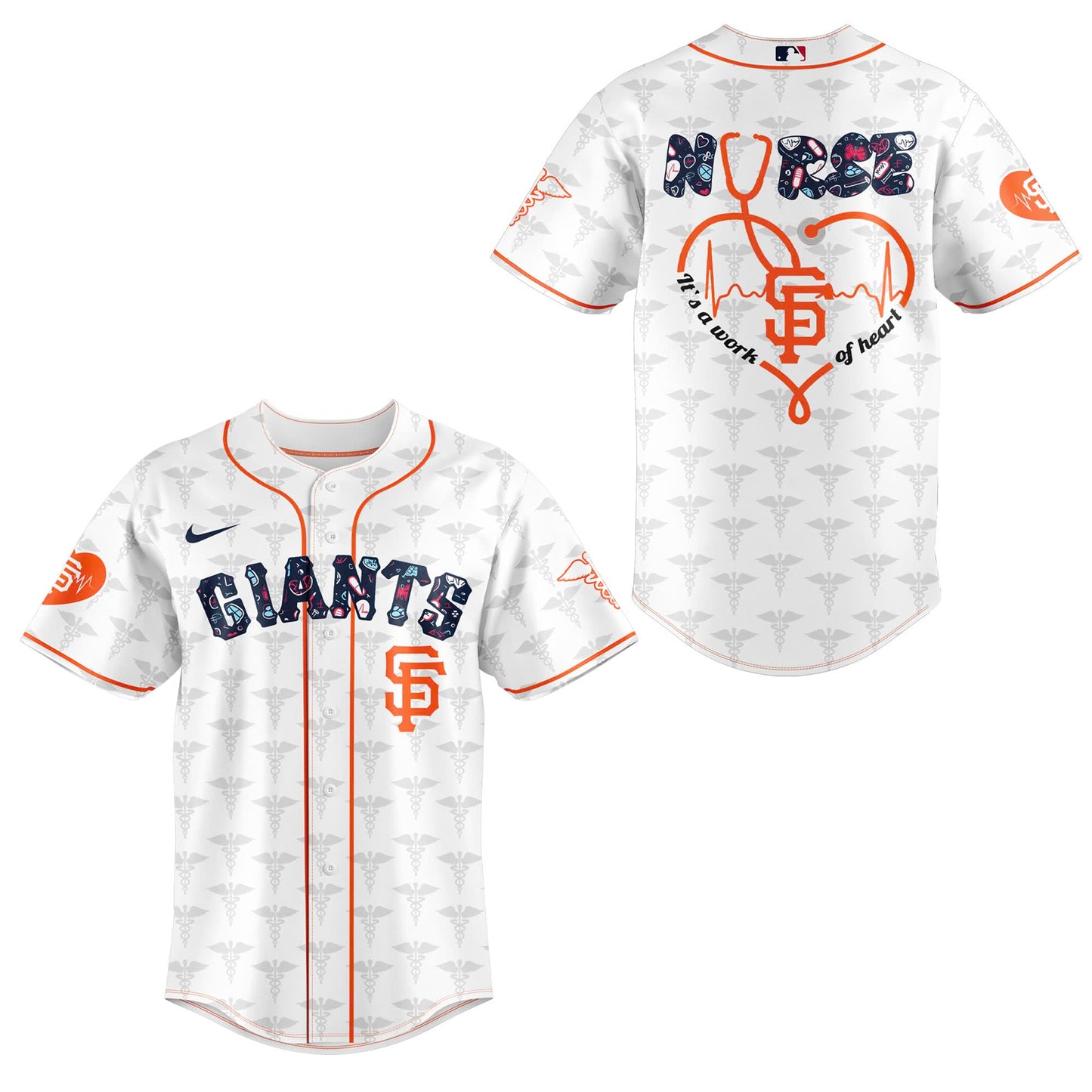 San Francisco Giants Baseball White Jersey