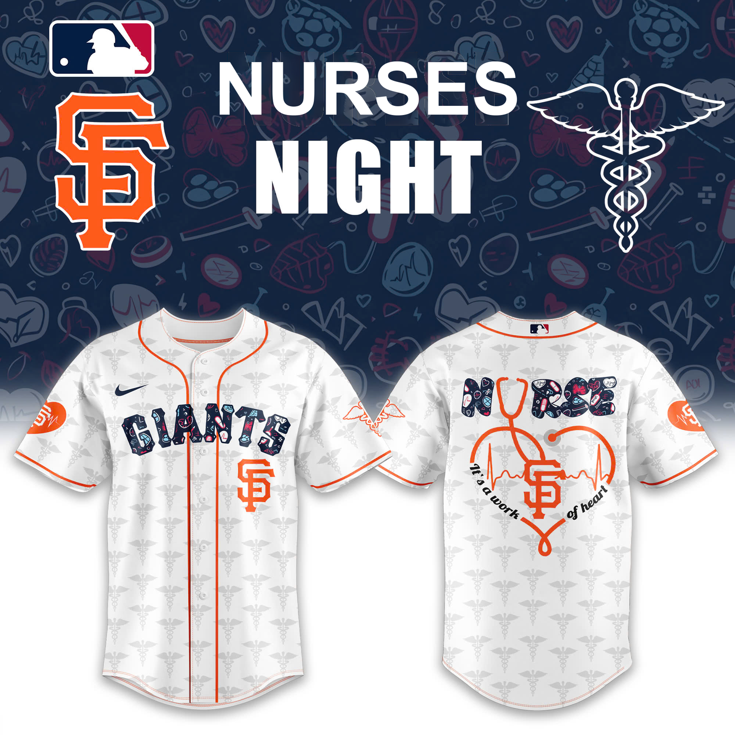 San Francisco Giants Baseball White Jersey