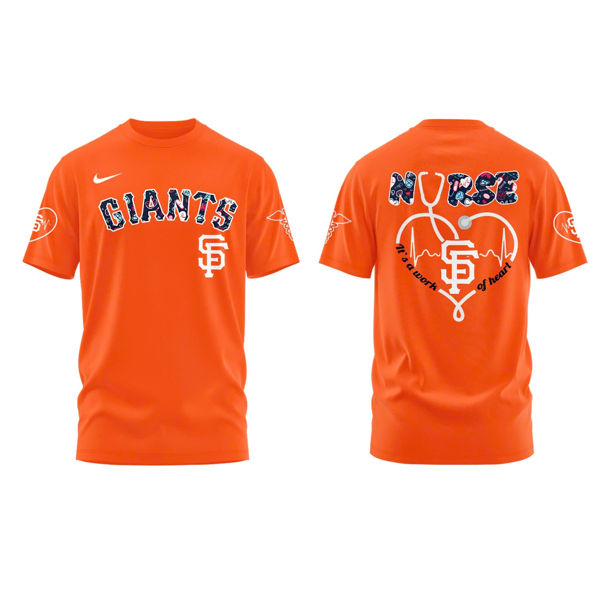 San Francisco Giants Baseball Orange T-Shirt