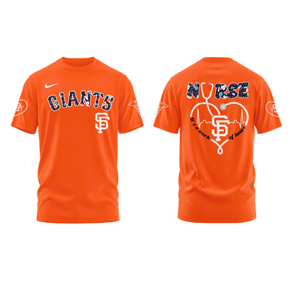 San Francisco Giants Baseball Orange T-Shirt