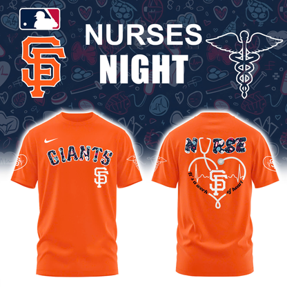 San Francisco Giants Baseball Orange T-Shirt