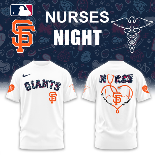 San Francisco Giants Baseball White T-Shirt