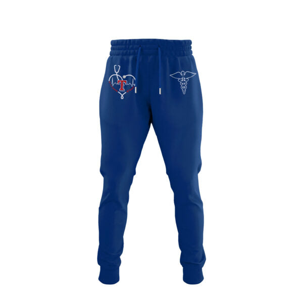 Texas Rangers Baseball Blue Hoodie For Nurses Night 2025 Season