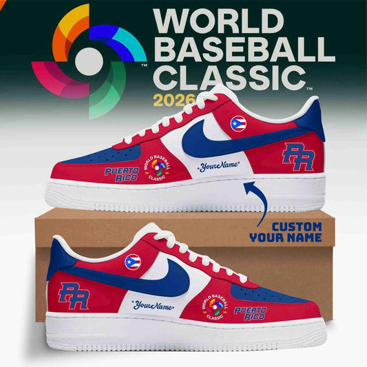 Puerto Rico World Baseball Classic 2026 AF1 Sneaker