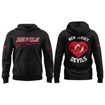 2026 New Jersey Devils Healthcare Appreciation Night Limited Edition Hoodie, Jogger and Cap Outfit Black