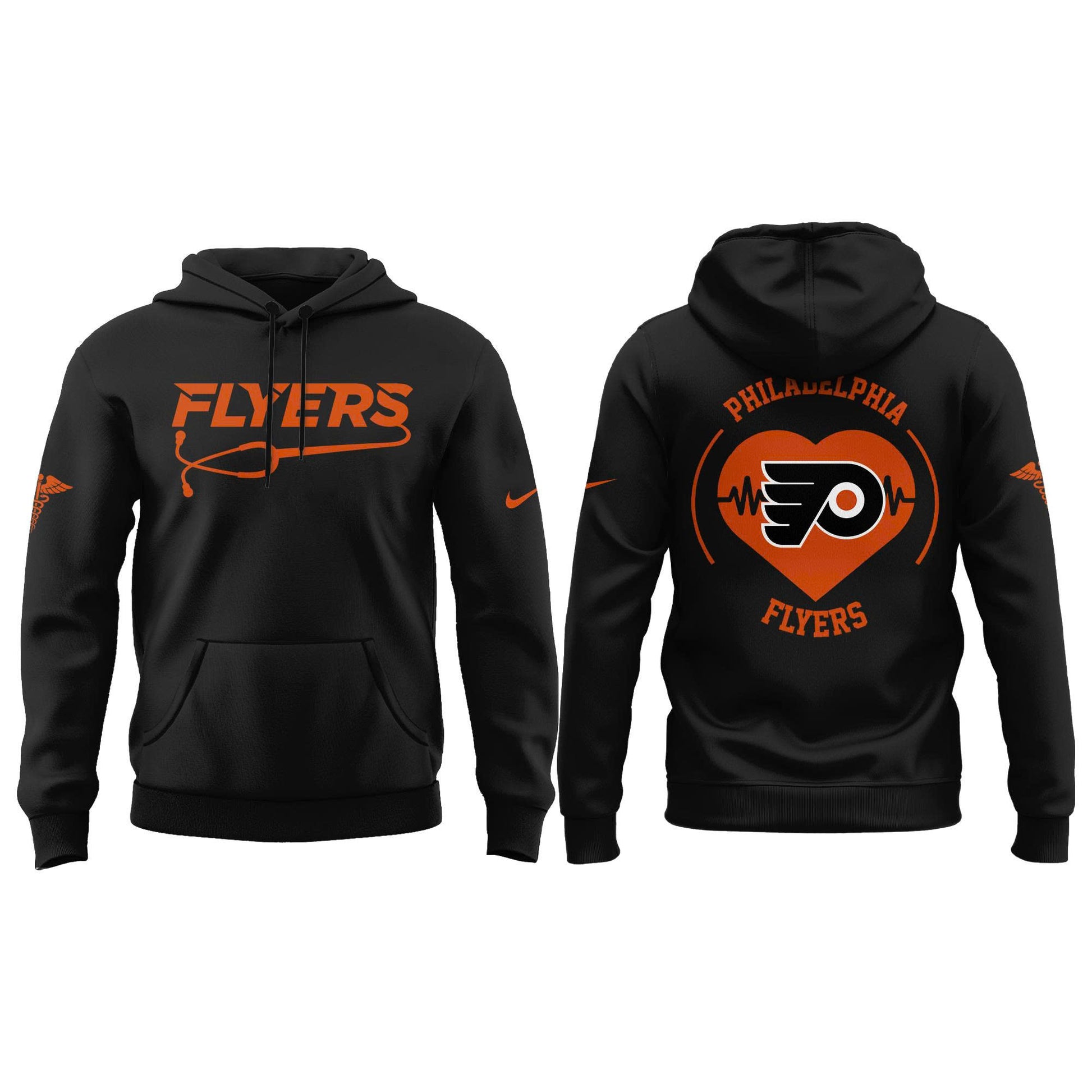2026 Philadelphia Flyers Healthcare Appreciation Night Limited Edition Hoodie, Jogger And Cap Outfit Black