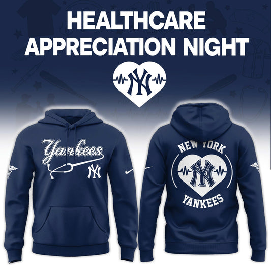 2026 New York Yankees Healthcare Appreciation Night Limited Edition Hoodie, Jogger And Cap Outfit