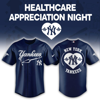 2026 New York Yankees Healthcare Appreciation Night Limited Edition Jersey, Jogger And Cap Outfit