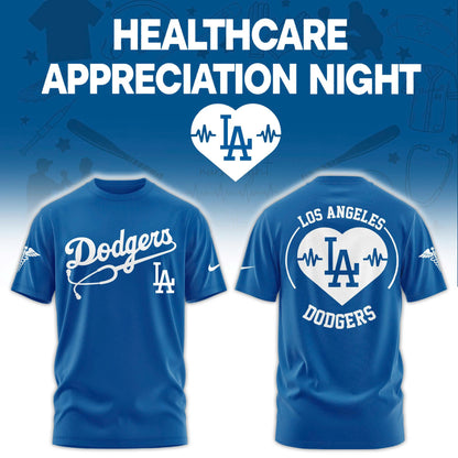 2026 Los Angeles Dodgers Healthcare Appreciation Night Limited Edition T-Shirt Jogger And Cap Outfit