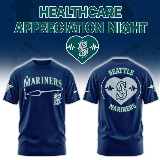 2026 Seattle Mariners Healthcare Appreciation Night Limited Edition T-Shirt Jogger And Cap Outfit