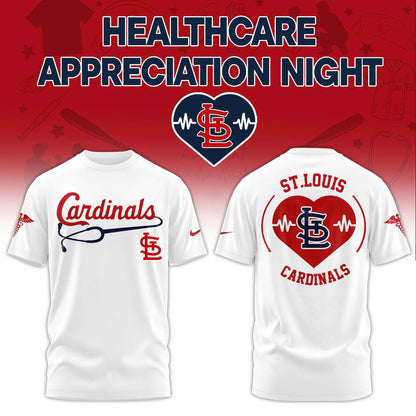 2026 St.Louis Cardinals Healthcare Appreciation Night Limited Edition T-Shirt Jogger And Cap Outfit