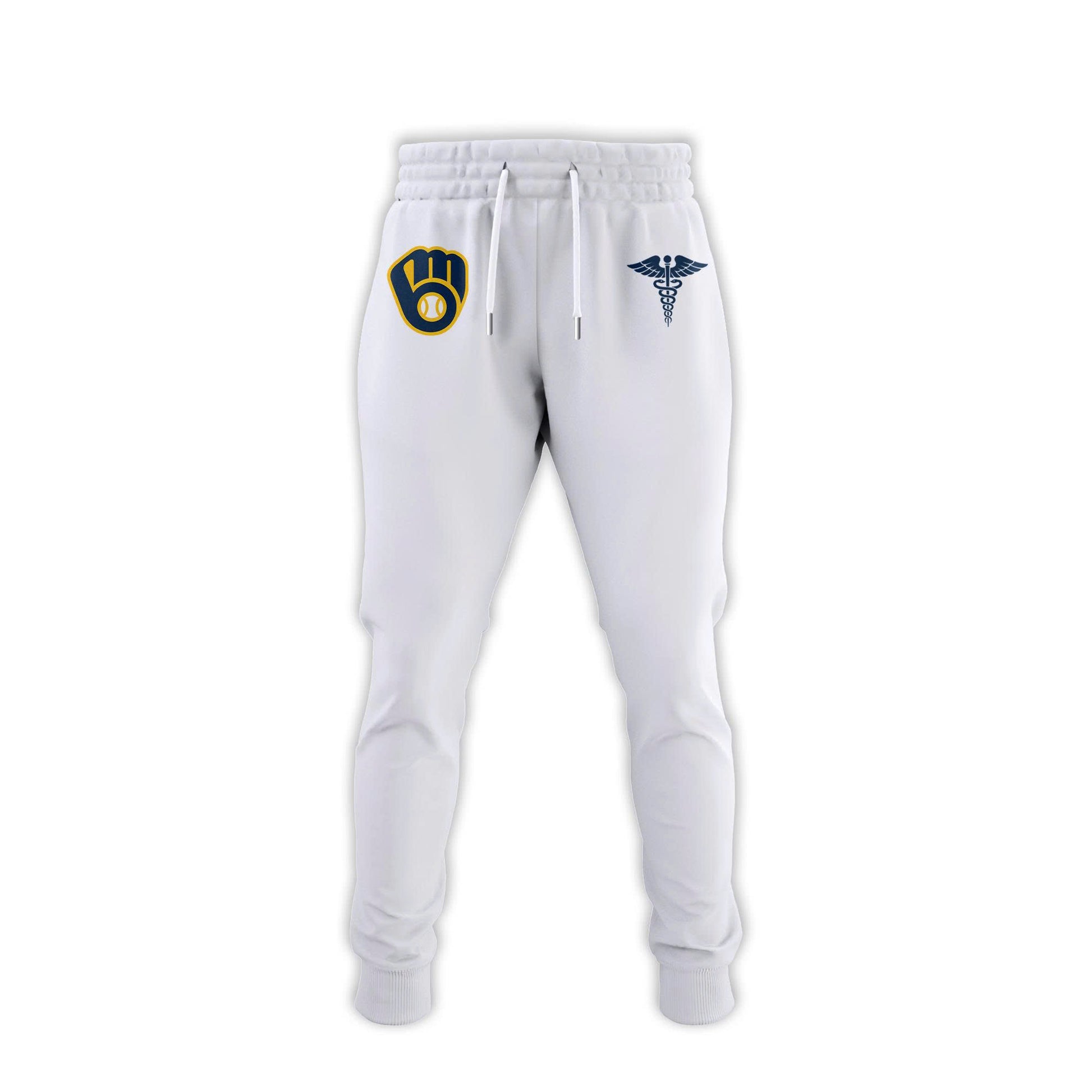 2026 Milwaukee Brewers Healthcare Appreciation Night Limited Edition Jersey Jogger And Cap White Outfit