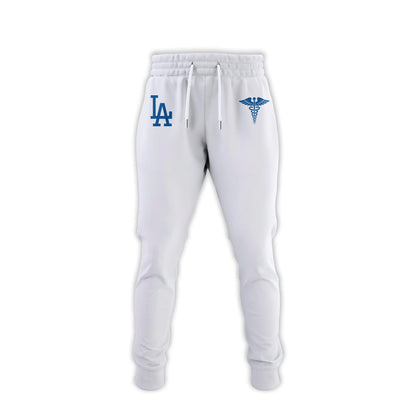 2026 Los Angeles Dodgers Healthcare Appreciation Night Limited Edition Hoodie Jogger And Cap Outfit White