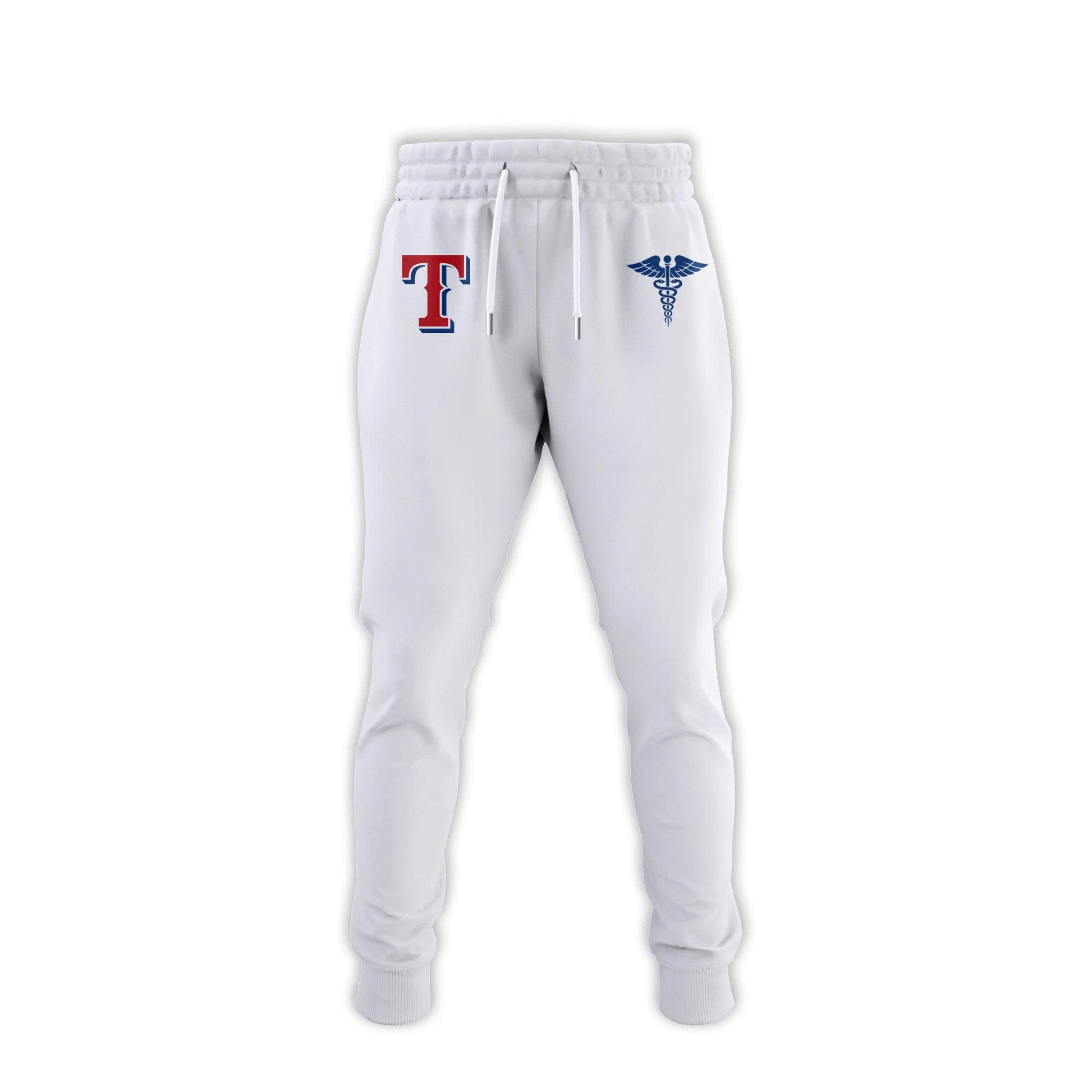 2026 Texas Rangers Healthcare Appreciation Night Limited Edition T-Shirt Jogger And Cap Outfit White