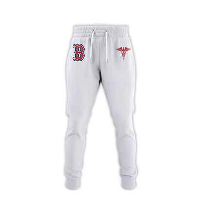 2026 Boston Red Sox Healthcare Appreciation Night Limited Edition T-Shirt Jogger And Cap Outfit White