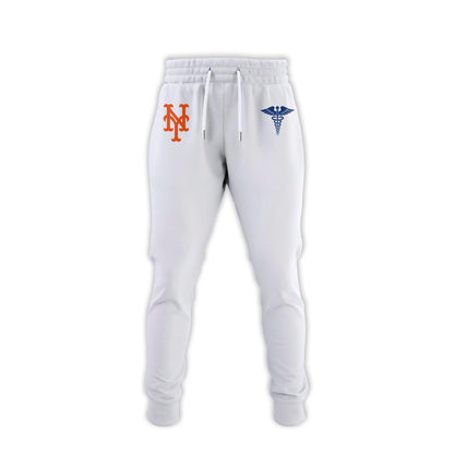 2026 New York Mets Healthcare Appreciation Night Limited Edition Hoodie Jogger And Cap White Outfit